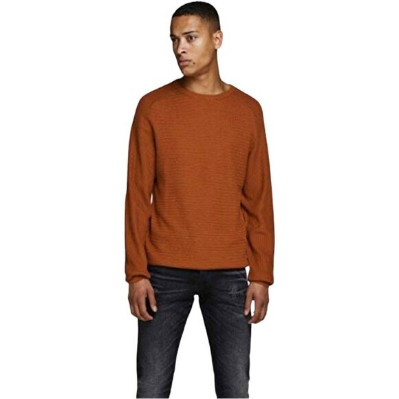 Jack & Jones Cream Crewneck Sweater - Picture 2 of 11